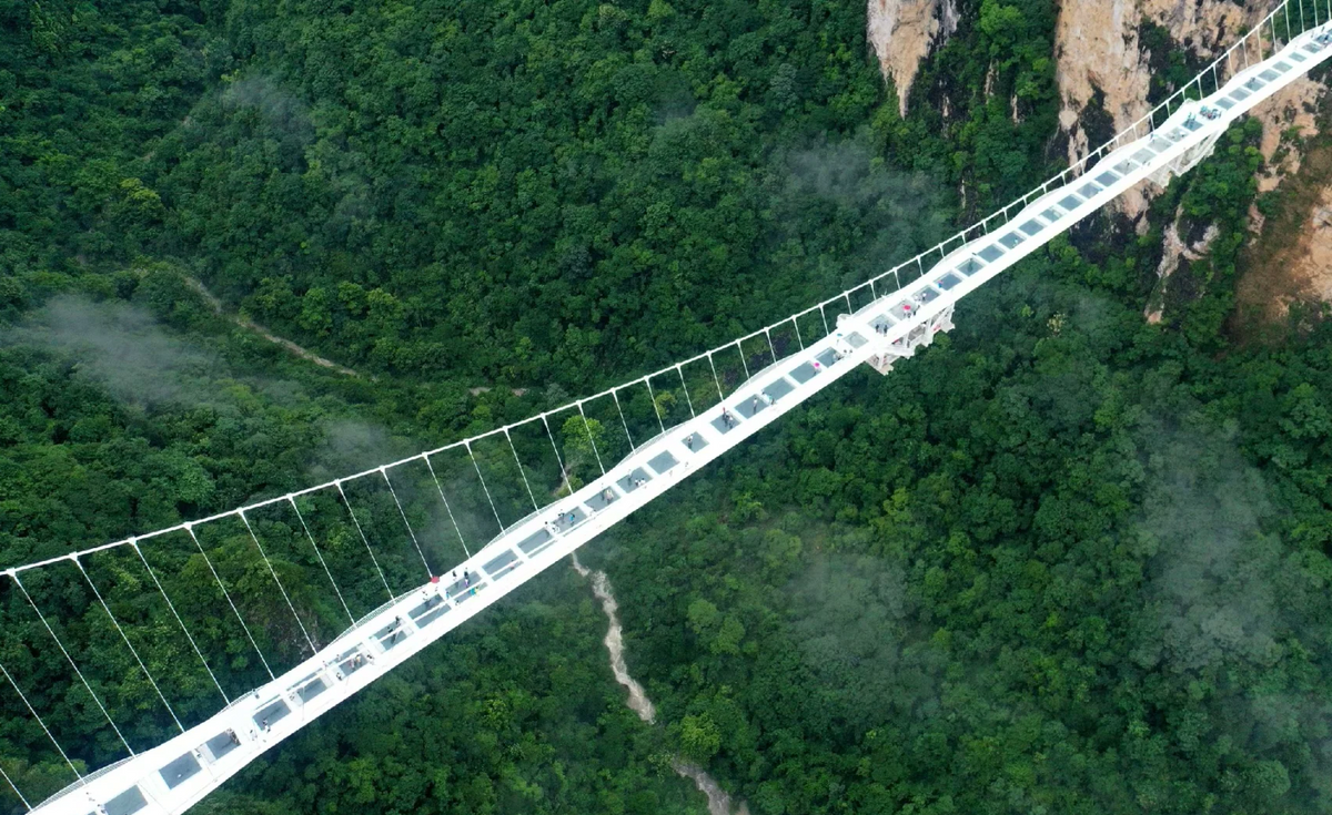 Scenic landscape and historic architecture in China