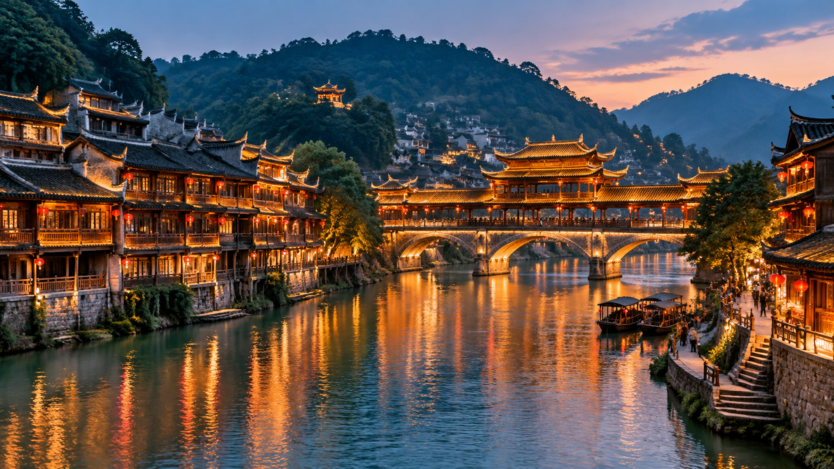 Fenghuang Ancient Town, Furong Ancient Town & 72 Wonder Tower — Fenghuang / Furong / Zhangjiajie