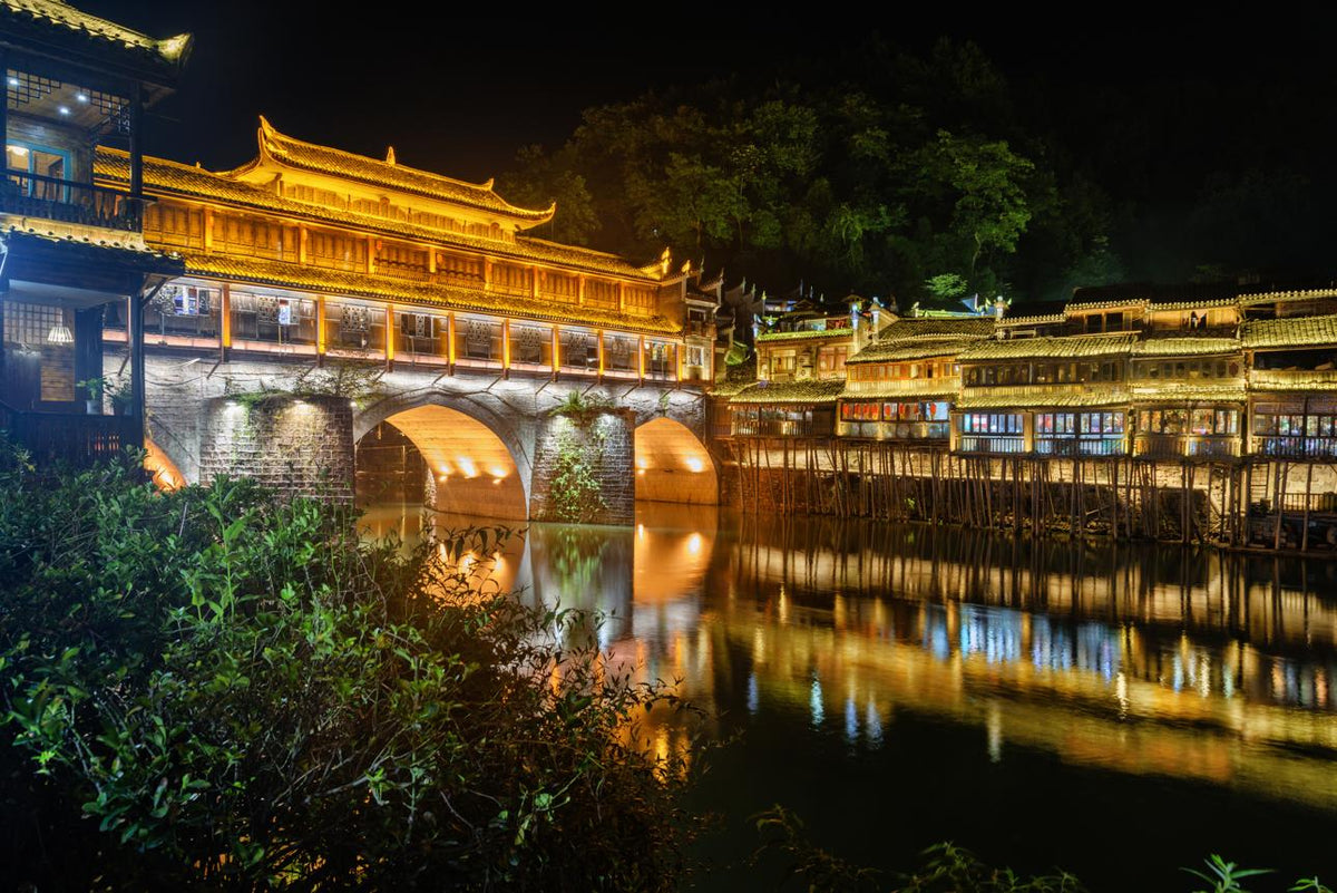 Explore Fenghuang Ancient Town & Departure — Historic Streets, Cultural Heritage & Hongqiao Bridge — Fenghuang