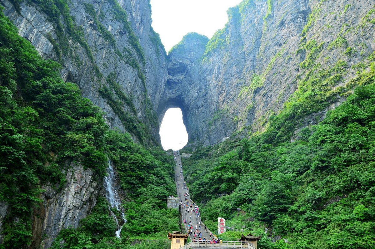 Changsha to Zhangjiajie by High-Speed Train — Tianmen Mountain, 99 Bends & Tianmen Cave — Changsha; Zhangjiajie