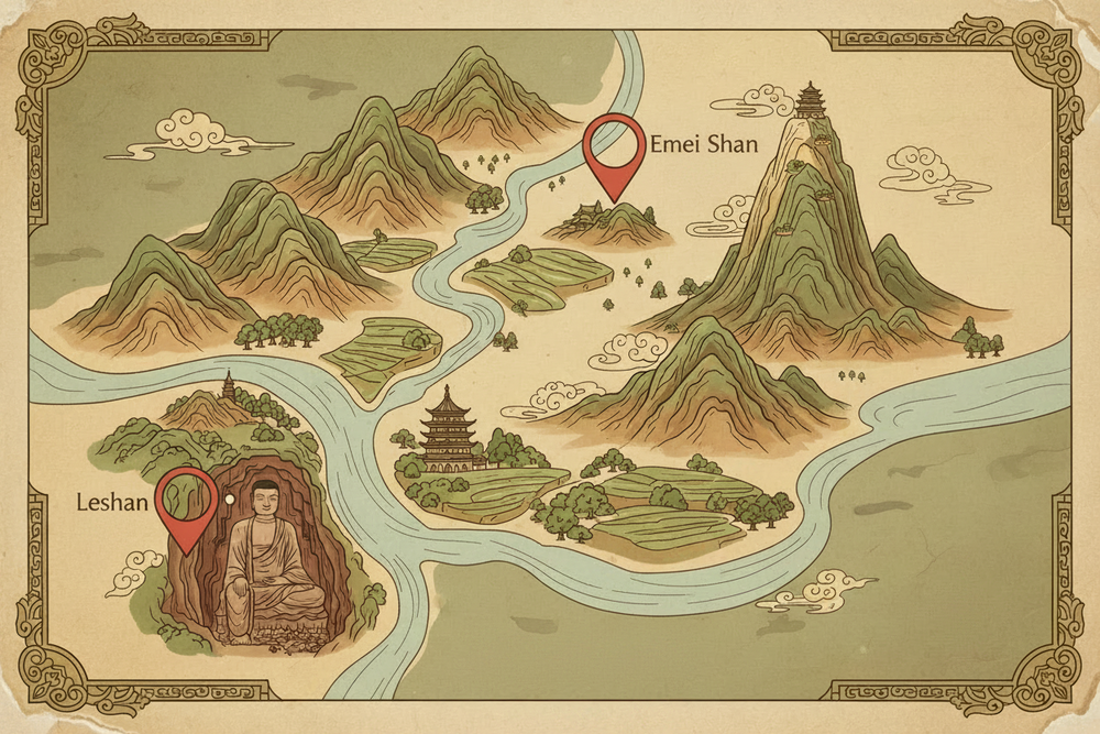 Tour route map