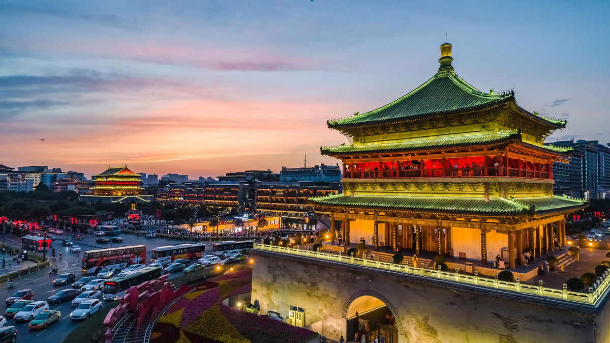 Xi’an Arrival — Ancient City Wall, Muslim Quarter & Great Mosque — Xi’an