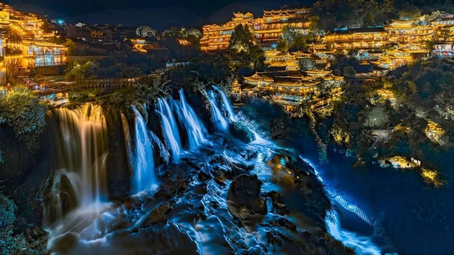 Zhangjiajie – Furong – Fenghuang — Waterfall Town & Fenghuang's Lantern-Lit Riverside — Furong; Fenghuang