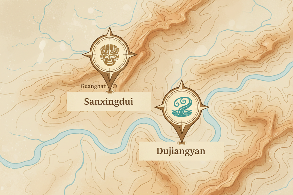 Tour route map