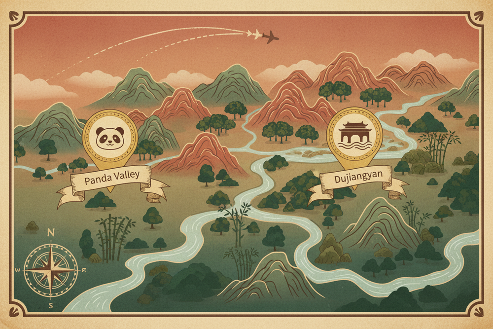 Tour route map