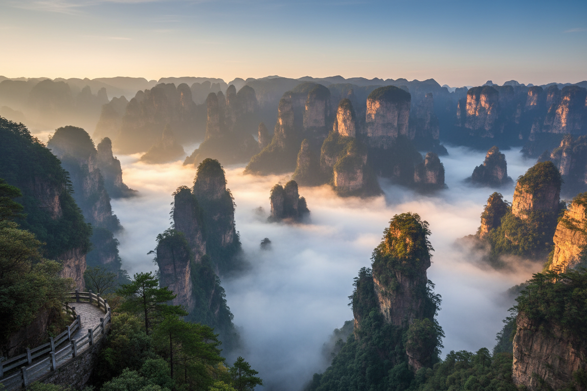 Into the Avatar Mountains — Zhangjiajie